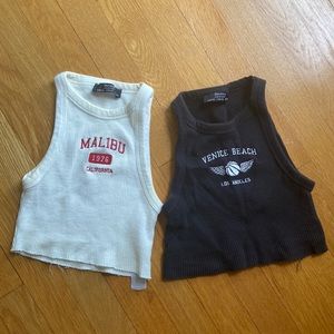 2 CROPPED TANKS
